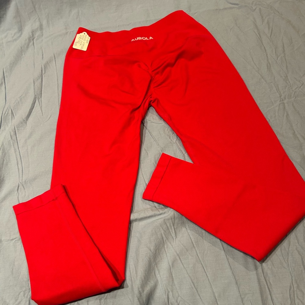 Aurola 7/8 length Intensify Pink Large Rear-enhancing Leggings